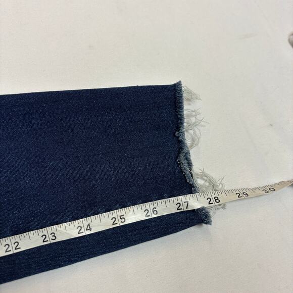 Mother High Waisted Looker Ankle Fray Jeans in Home Movers Women's 27 - Picture 8 of 12